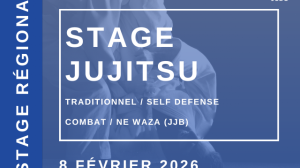Stage régional Jujitsu – 8 février 2026 – Cité des Sports de Carcassonne